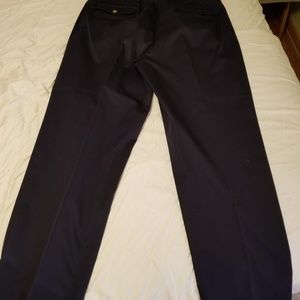 LL Bean Navy Blue Slacks 42x32 100% Cotton